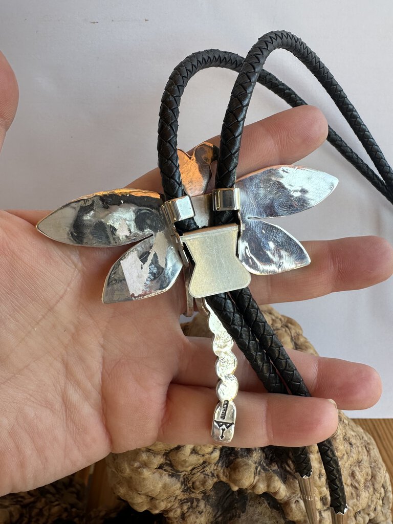 Ben Yazzie Dragonfly Bolo Tie