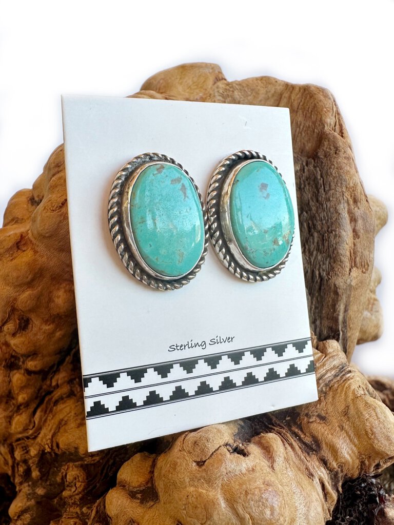 Rose Swett Turquoise Studs