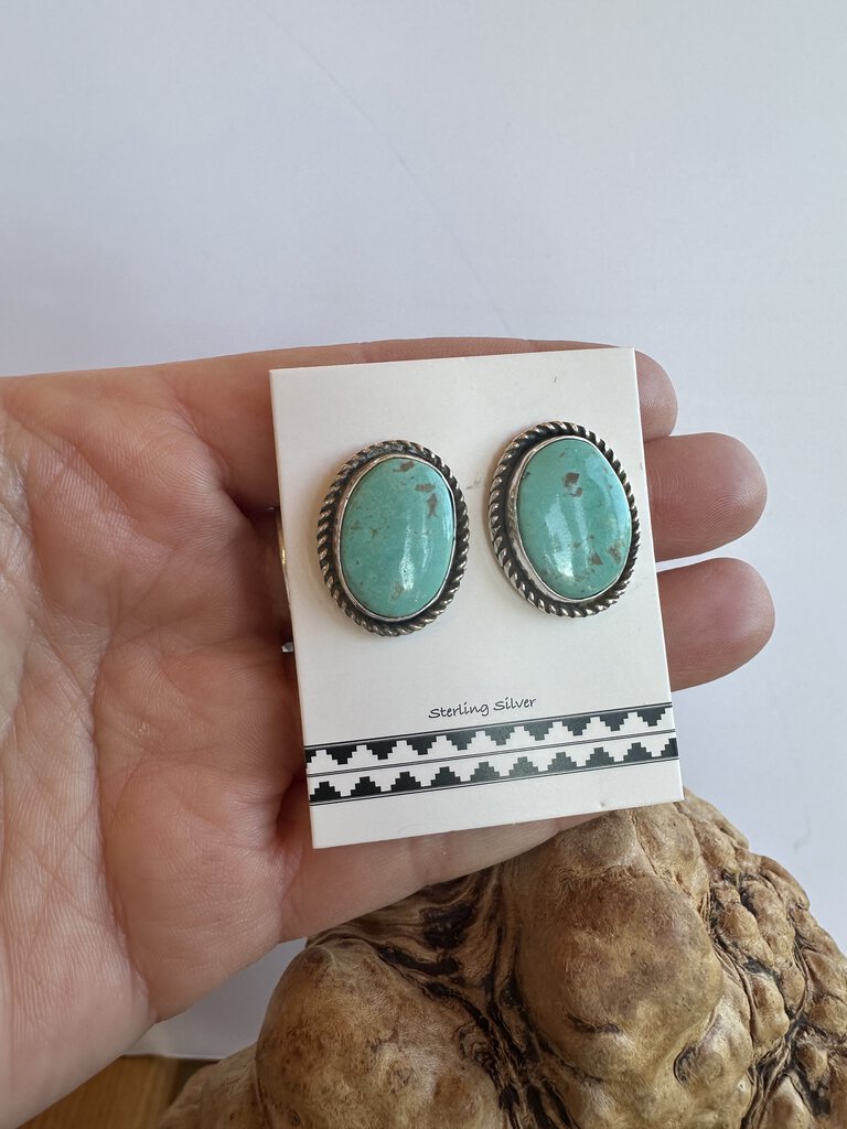 Rose Swett Turquoise Studs