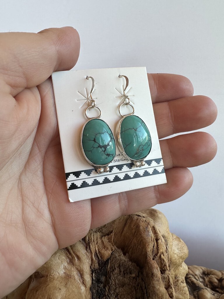 Rose Swett Turquoise Dangles Simple