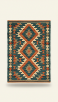 Handwoven Navajo Rug With Heritage Tag
