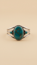Sterling Silver Turquoise Cuff