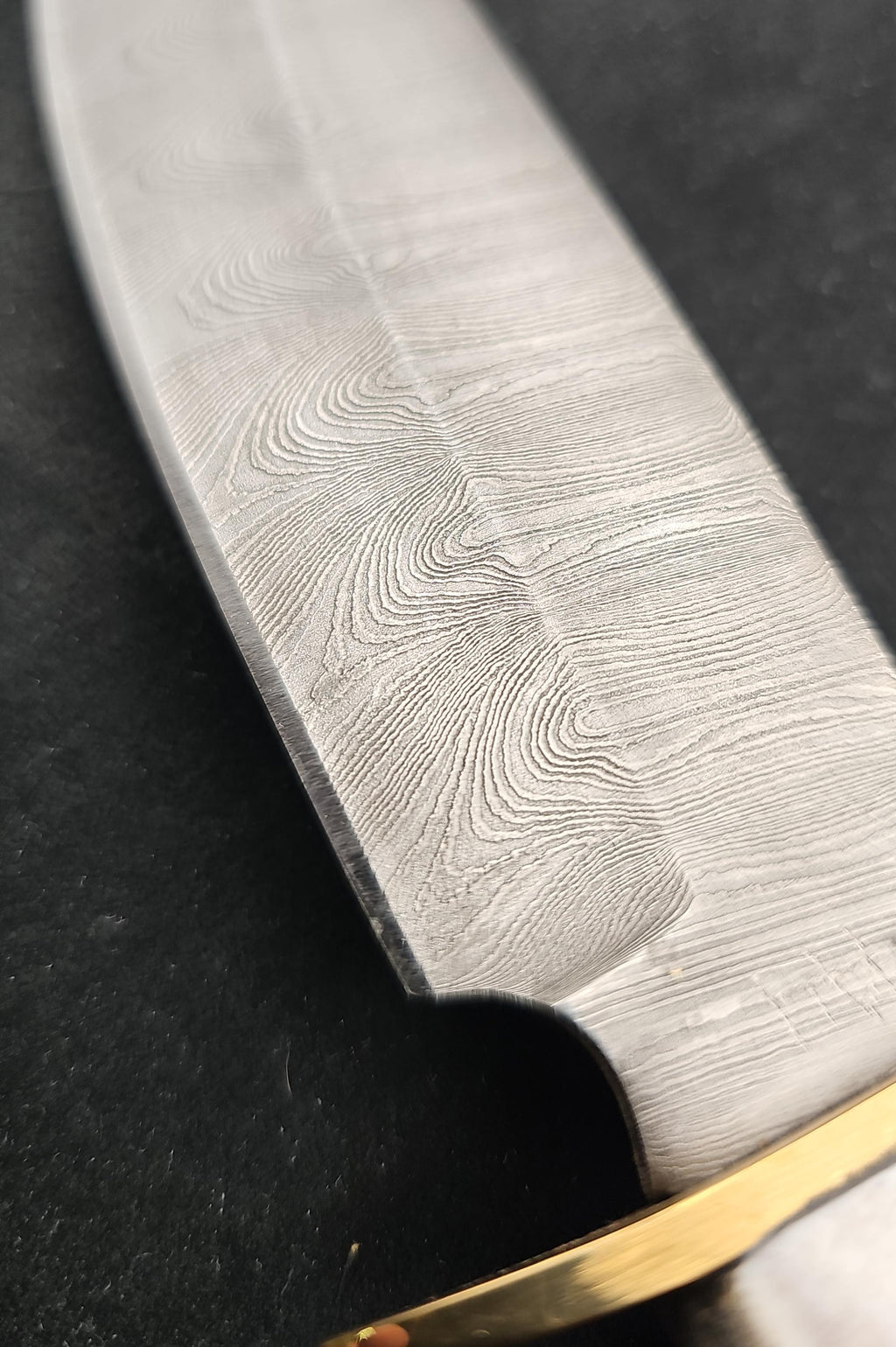 Marc Ulasik Damascus blade antler handle knife